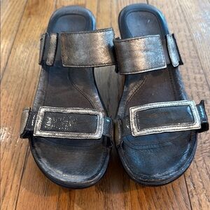 NAOT Metallic Slide Comfort Sandals – EU 39 / US 8–8.5 – Orthopedic Footbed